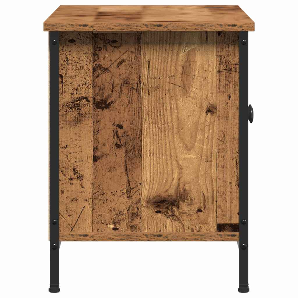 TV szekrény 100 x 35 x 45 cm Öreg fa Szerelt Fa