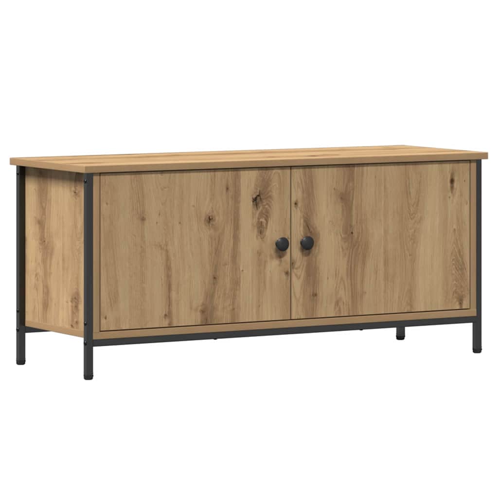 TV szekrény 100 x 35 x 45 cm Artisan tölgy Szerelt Fa
