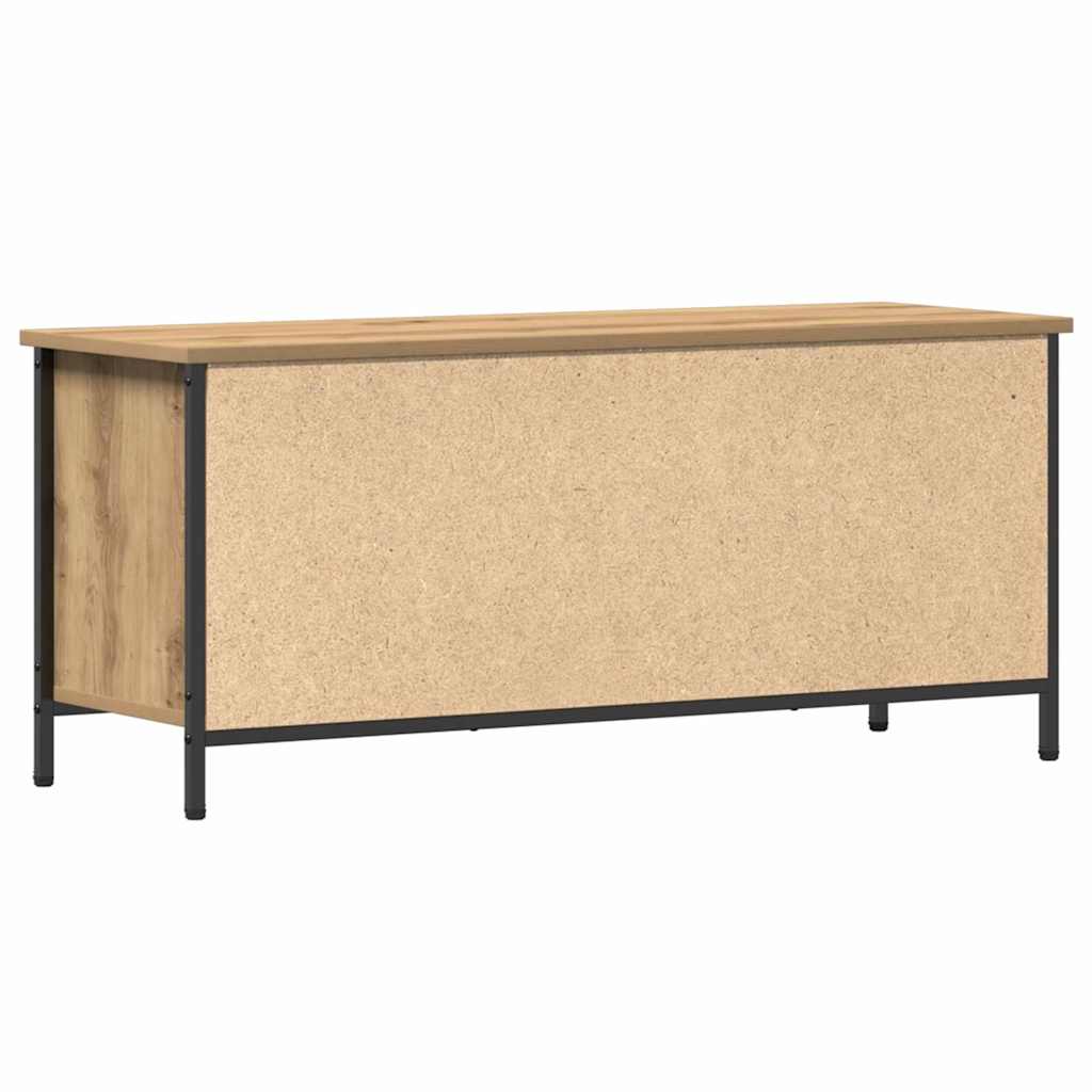 TV szekrény 100 x 35 x 45 cm Artisan tölgy Szerelt Fa