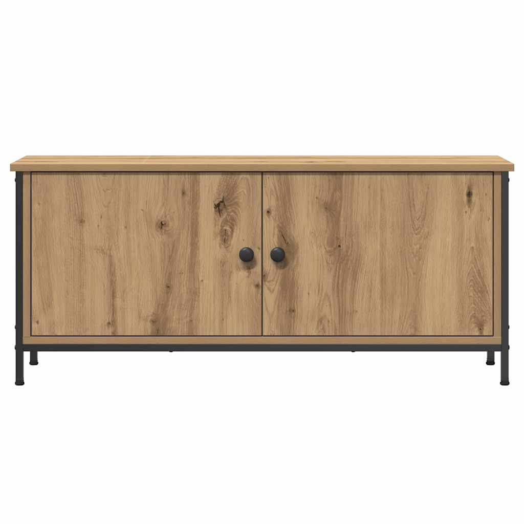TV szekrény 100 x 35 x 45 cm Artisan tölgy Szerelt Fa