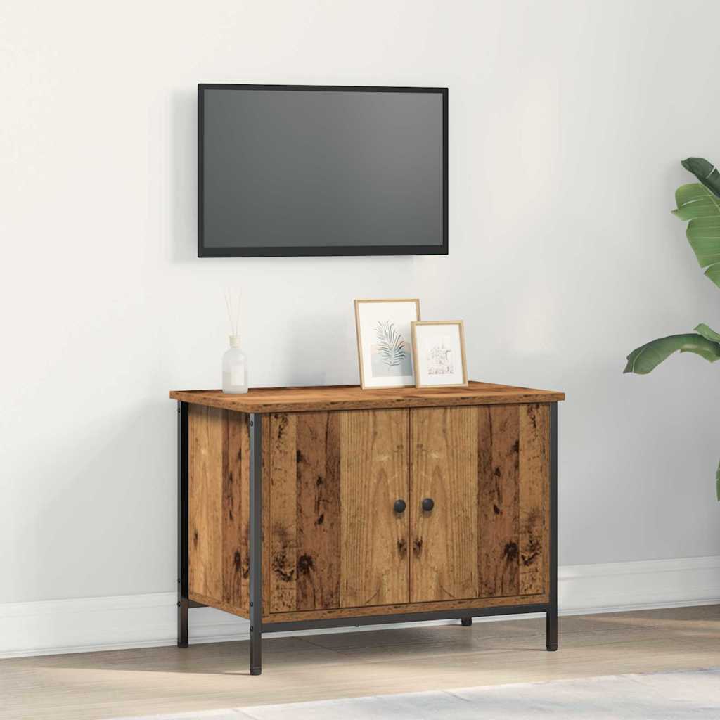 TV szekrény 60 x 35 x 45 cm Öreg fa Szerelt Fa