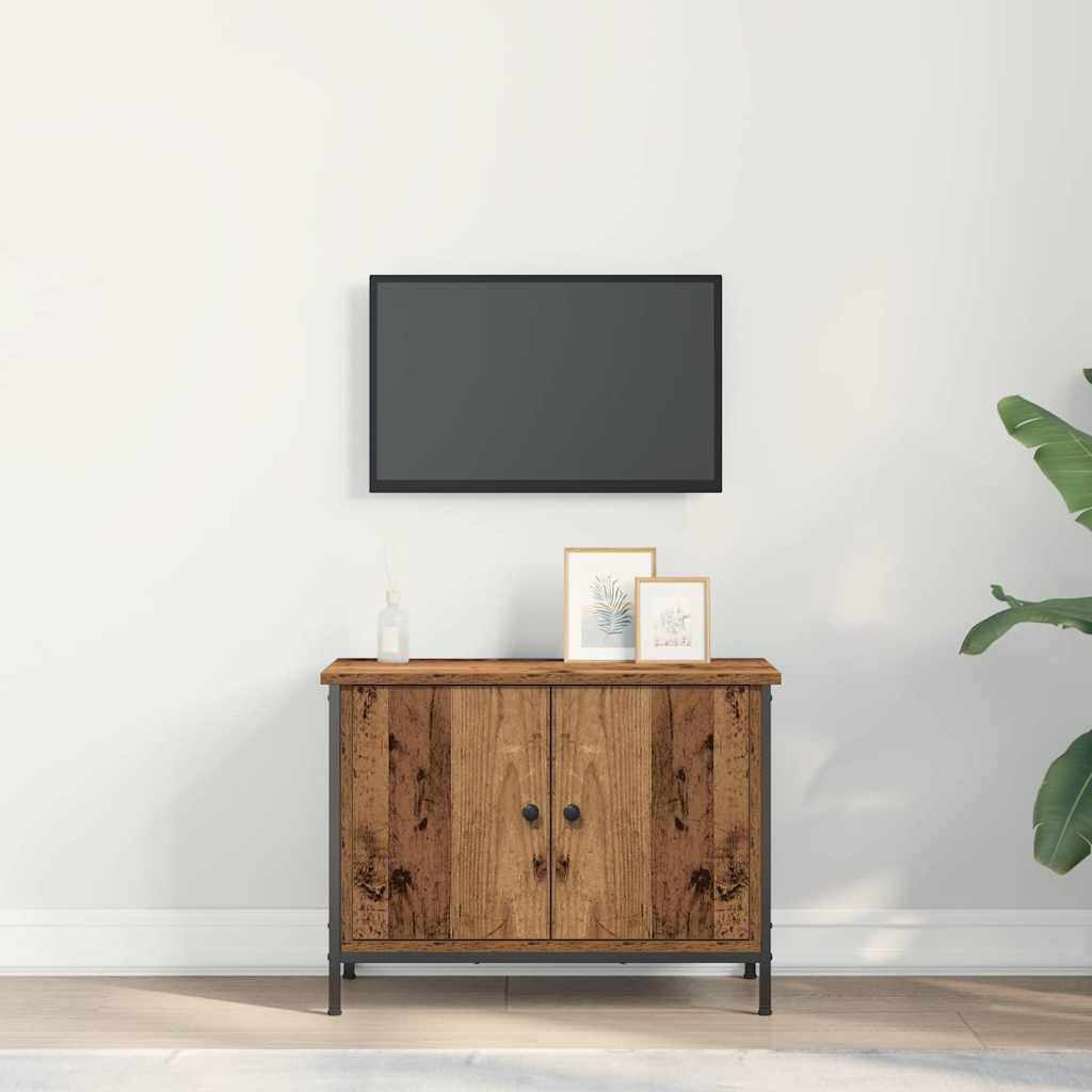 TV szekrény 60 x 35 x 45 cm Öreg fa Szerelt Fa
