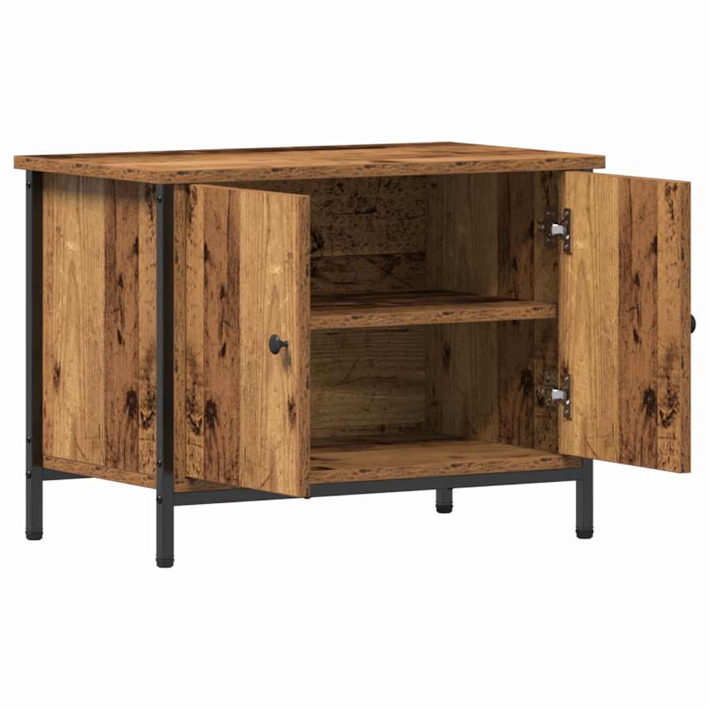 TV szekrény 60 x 35 x 45 cm Öreg fa Szerelt Fa