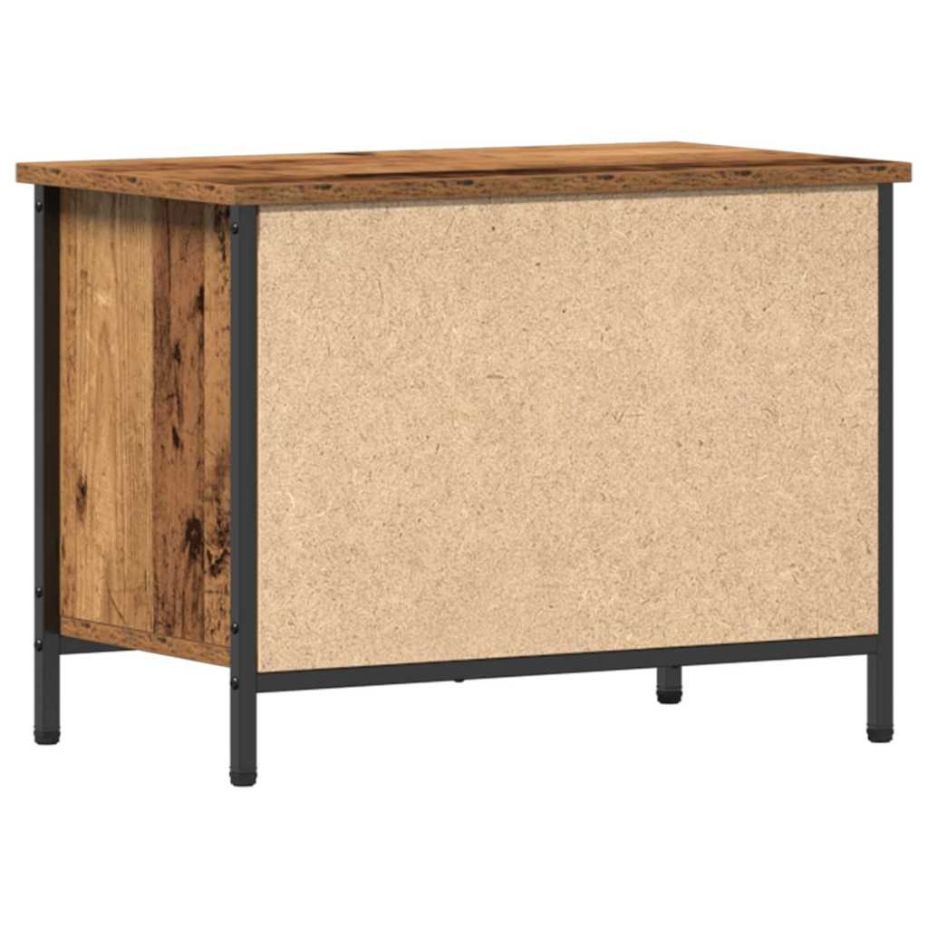 TV szekrény 60 x 35 x 45 cm Öreg fa Szerelt Fa