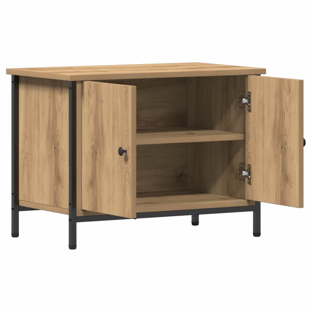 TV szekrény 60 x 35 x 45 cm Artisan tölgy Szerelt Fa