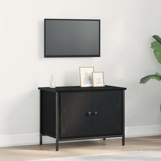 TV szekrény Fekete tölgy 60 x 35 x 45 cm Faanyag