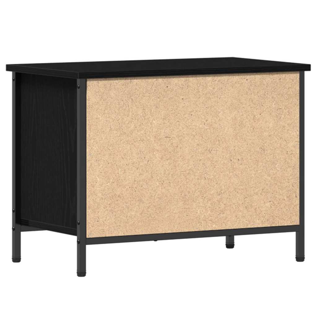 TV szekrény 60 x 35 x 45 cm Fekete tölgy Szerelt Fa