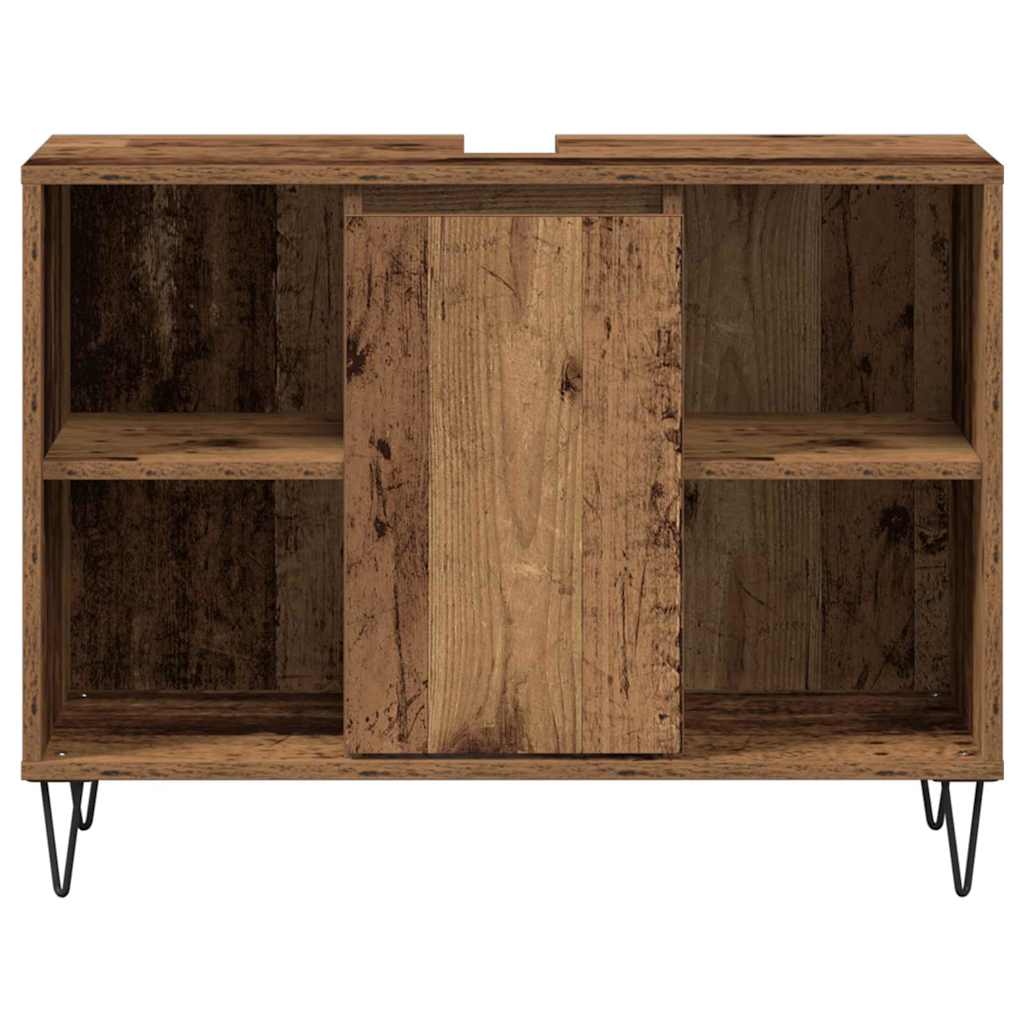 Fürdőszoba Székény Öreg fa 80 x 33 x 60 cm Szerelt Fa