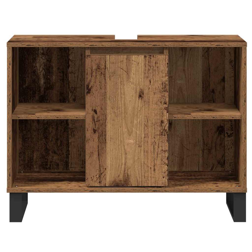 Fürdőszoba Székény Öreg fa 80 x 33 x 60 cm Szerelt Fa