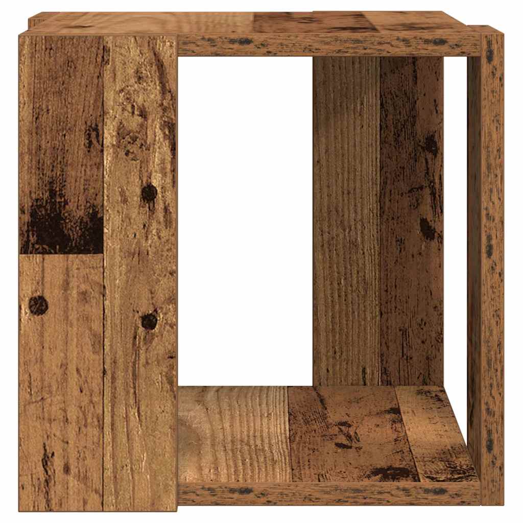 Dohányzóasztal Öreg fa 32 x 32 x 30 cm Szerelt Fa