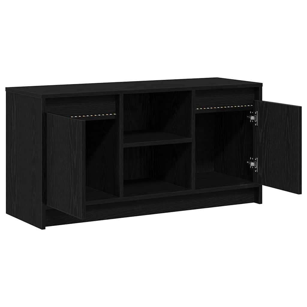 TV egységek 100 x 34 x 50 cm Fekete Szerelt fa