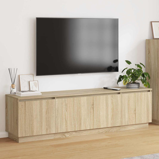 TV szekrény Sonoma tölgy 180 x 38 x 49 cm Faanyag