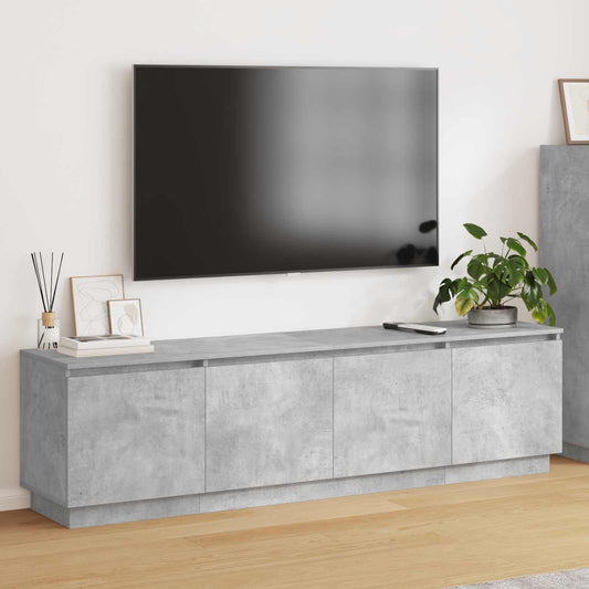 TV szekrény Beton Szürke 180 x 38 x 49 cm Faanyag