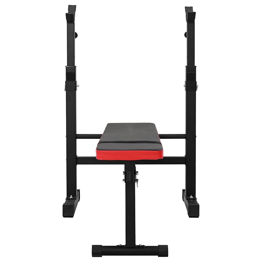 Súly pad Fekete 126,5 x 67 x 111 cm Porszórt acél