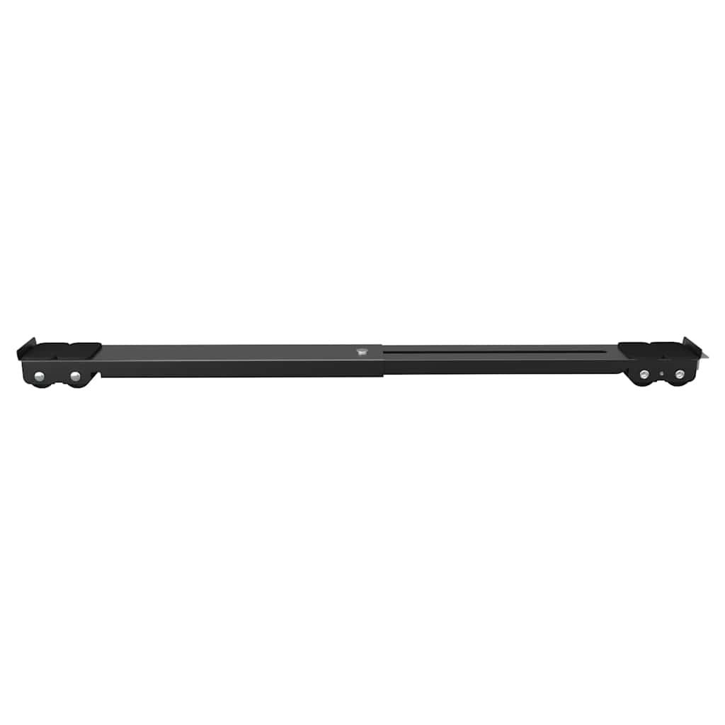 Mosógépállvány 2 pcs Fekete 72 x 5 x 4,5 cm Rozsdamentes acél