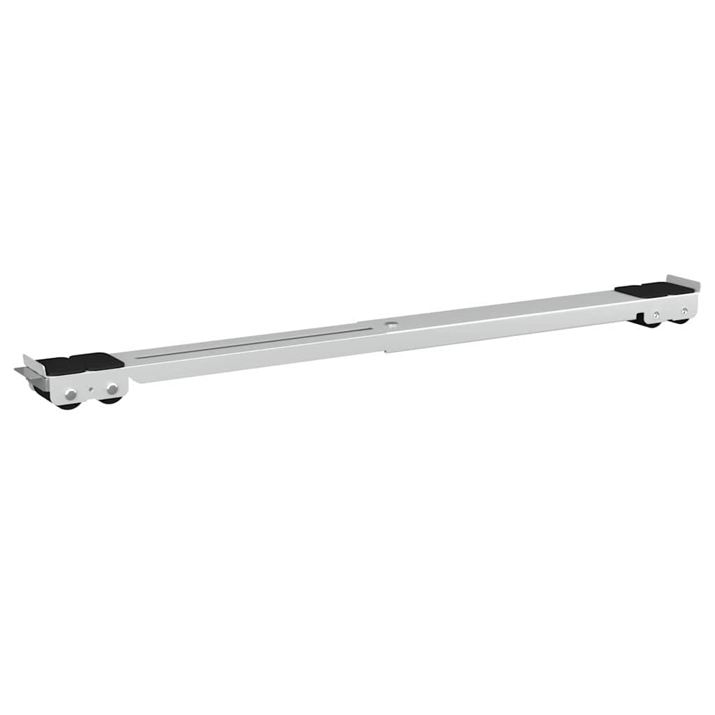 Mosógépállvány 2 pcs Ezüst 72 x 5 x 4,5 cm Rozsdamentes acél