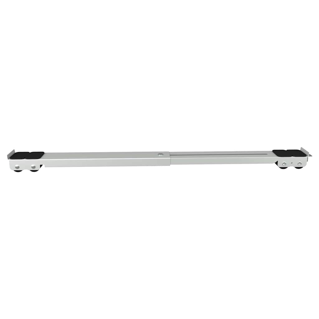 Mosógépállvány 2 pcs Ezüst 72 x 5 x 4,5 cm Rozsdamentes acél