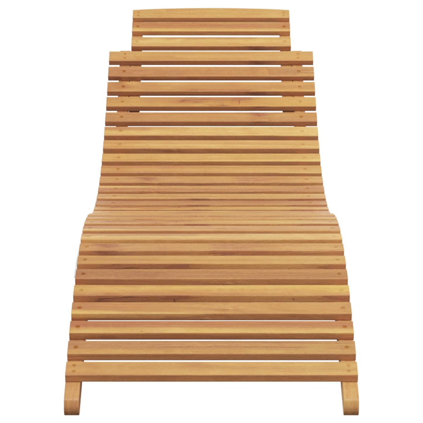 Napozó Barna 198 x 55 x 58,5 cm Tömör Teakfa