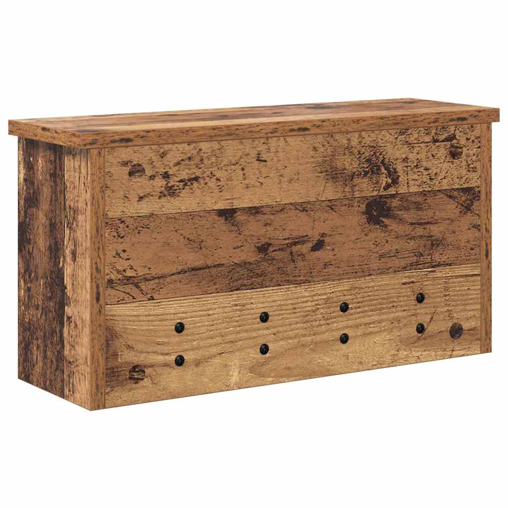 Fali Kabáthorog Falra szerelhető Öreg fa 50 x 16 x 26 cm