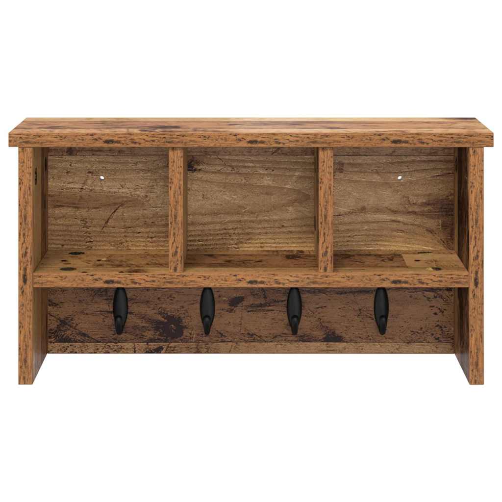 Fali Kabáthorog Falra szerelhető Öreg fa 50 x 16 x 26 cm