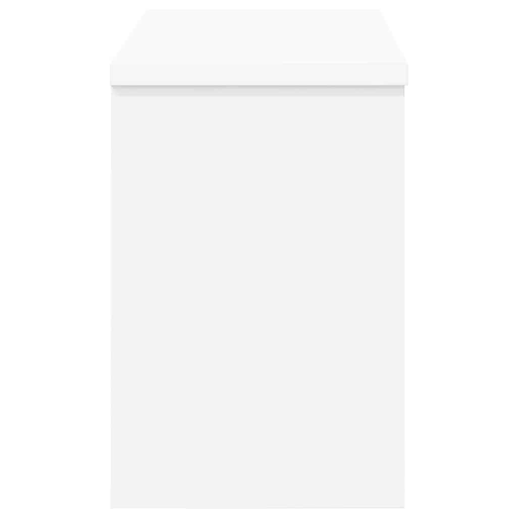 Fali Kabáthorog polcokkal ajtóval Fehér 50 x 20 x 30 cm Faanyag