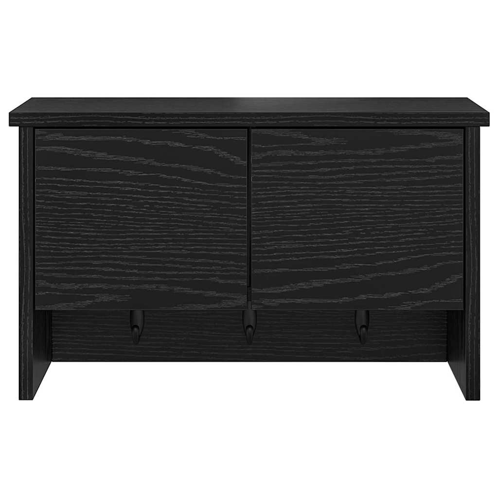 Fali Kabáthorog Falra szerelhető Fekete tölgy 50 x 20 x 30 cm