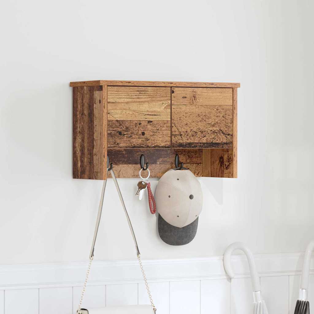 Fali Kabáthorog Falra szerelhető Öreg fa 50 x 20 x 30 cm