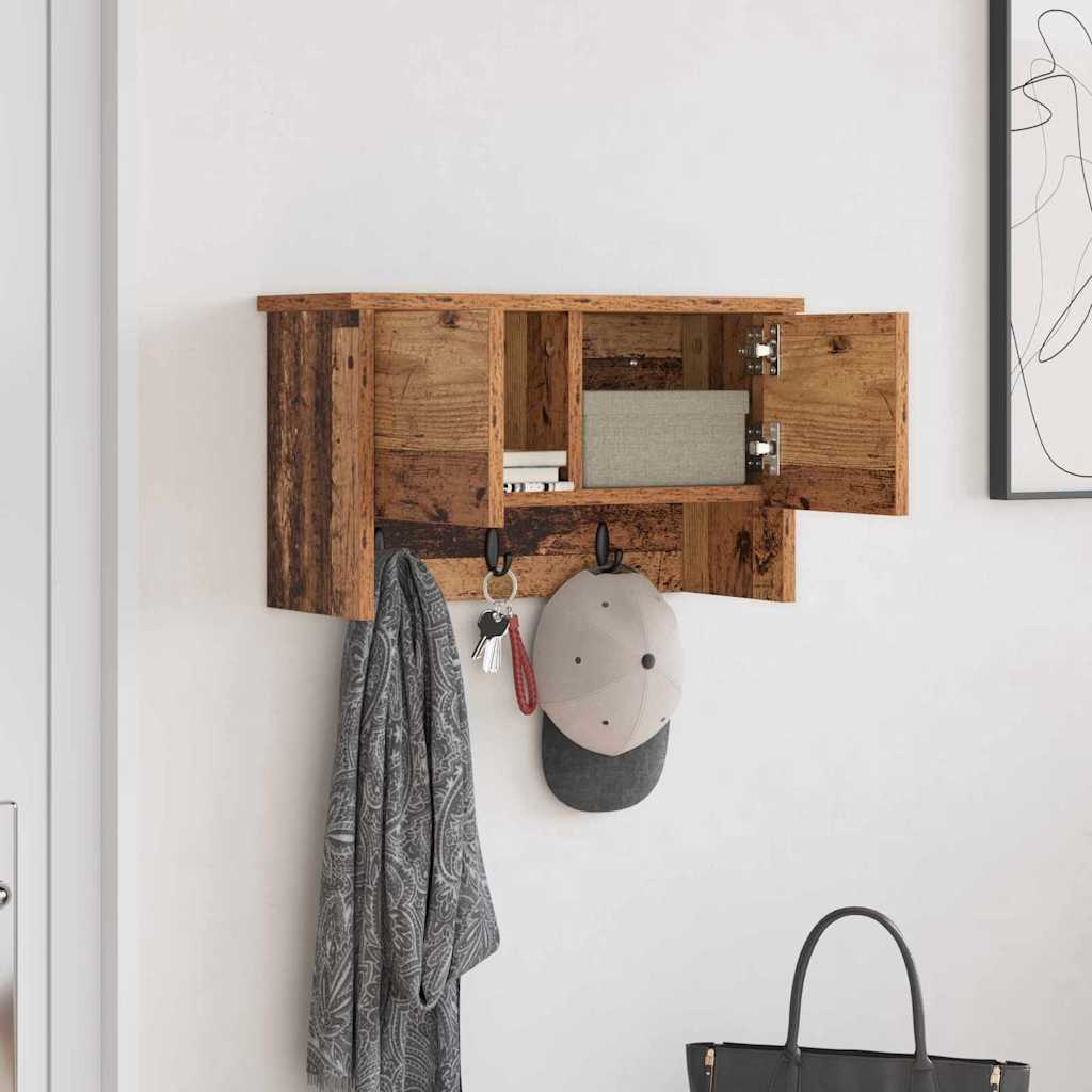 Fali Kabáthorog Falra szerelhető Öreg fa 50 x 20 x 30 cm