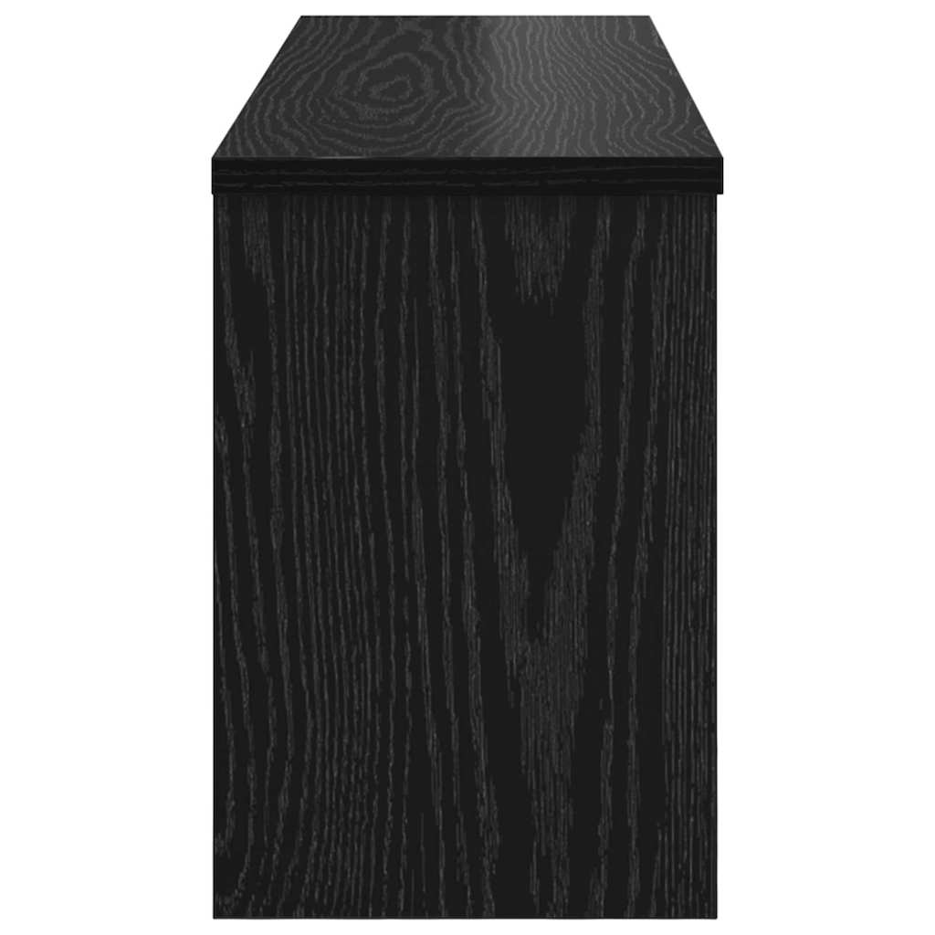 Fali Kabáthorog Falra szerelhető Fekete tölgy 80 x 20 x 30 cm