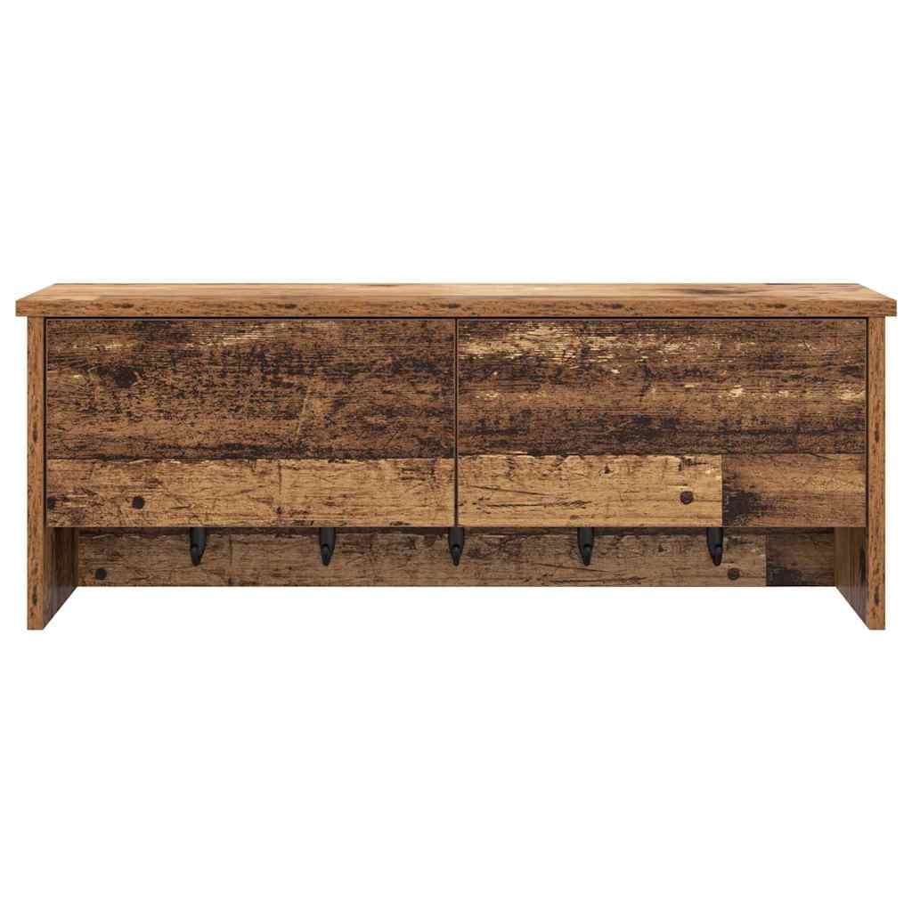 Fali Kabáthorog Falra szerelhető Öreg fa 80 x 20 x 30 cm