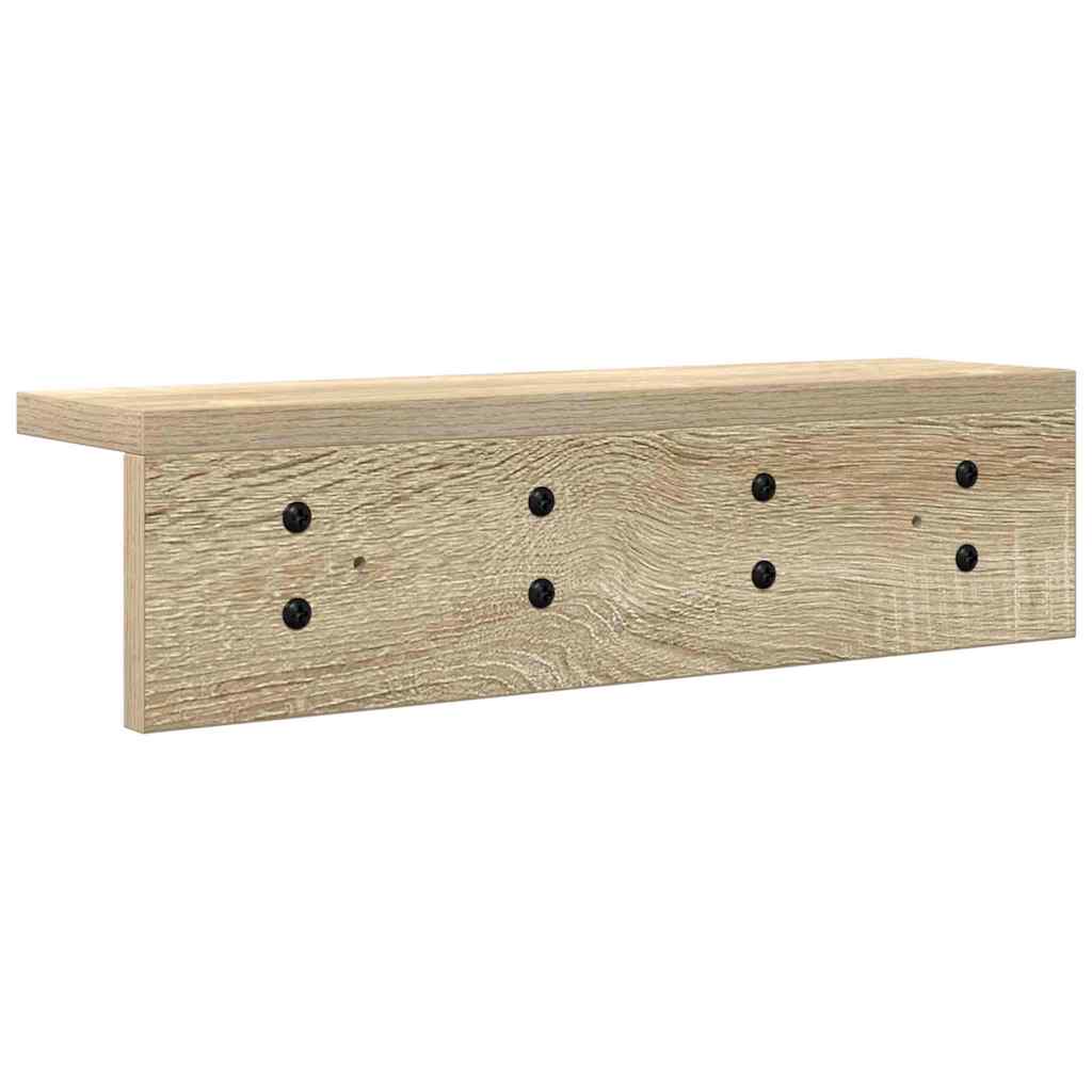 Fali Kabáthorog Sonoma tölgy 40 x 10,5 x 10,5 cm Faanyag