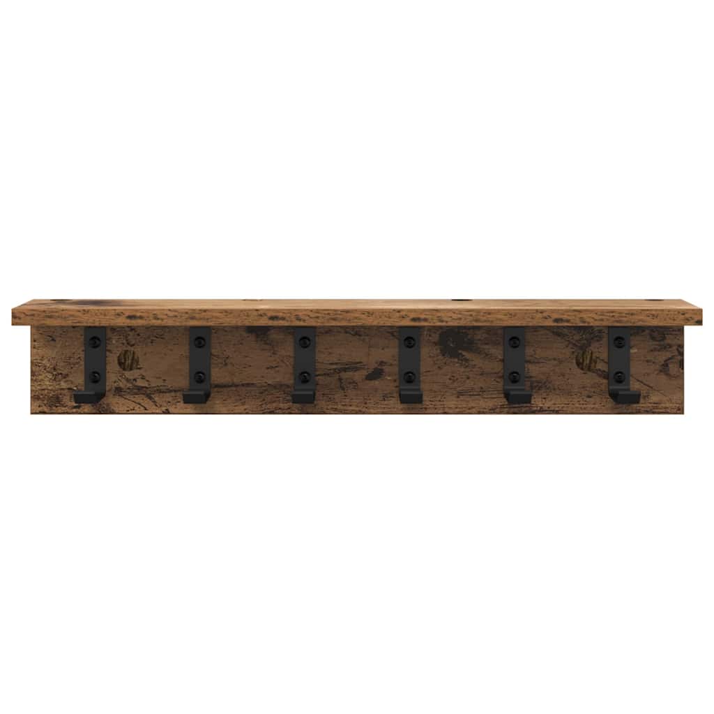 Fali Kabáthorog Falra szerelhető Öreg fa 60 x 10,5 x 10,5 cm