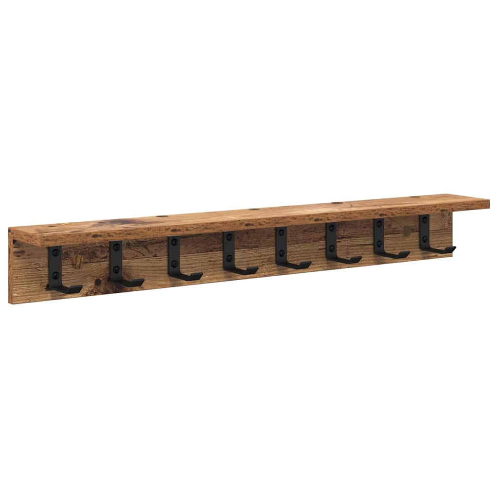 Fali Kabáthorog Falra szerelhető Öreg fa 80 x 10,5 x 10,5 cm