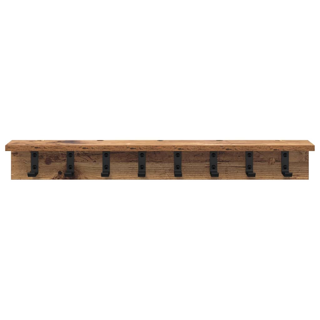 Fali Kabáthorog Falra szerelhető Öreg fa 80 x 10,5 x 10,5 cm