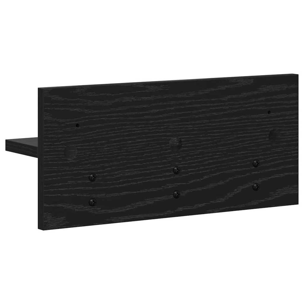 Fali Kabáthorog Fekete tölgy 40 x 10,5 x 18 cm Faanyag