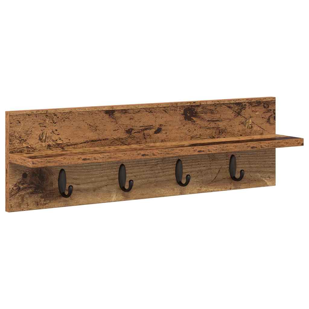 Fali Kabáthorog Falra szerelhető Öreg fa 60 x 10,5 x 18 cm