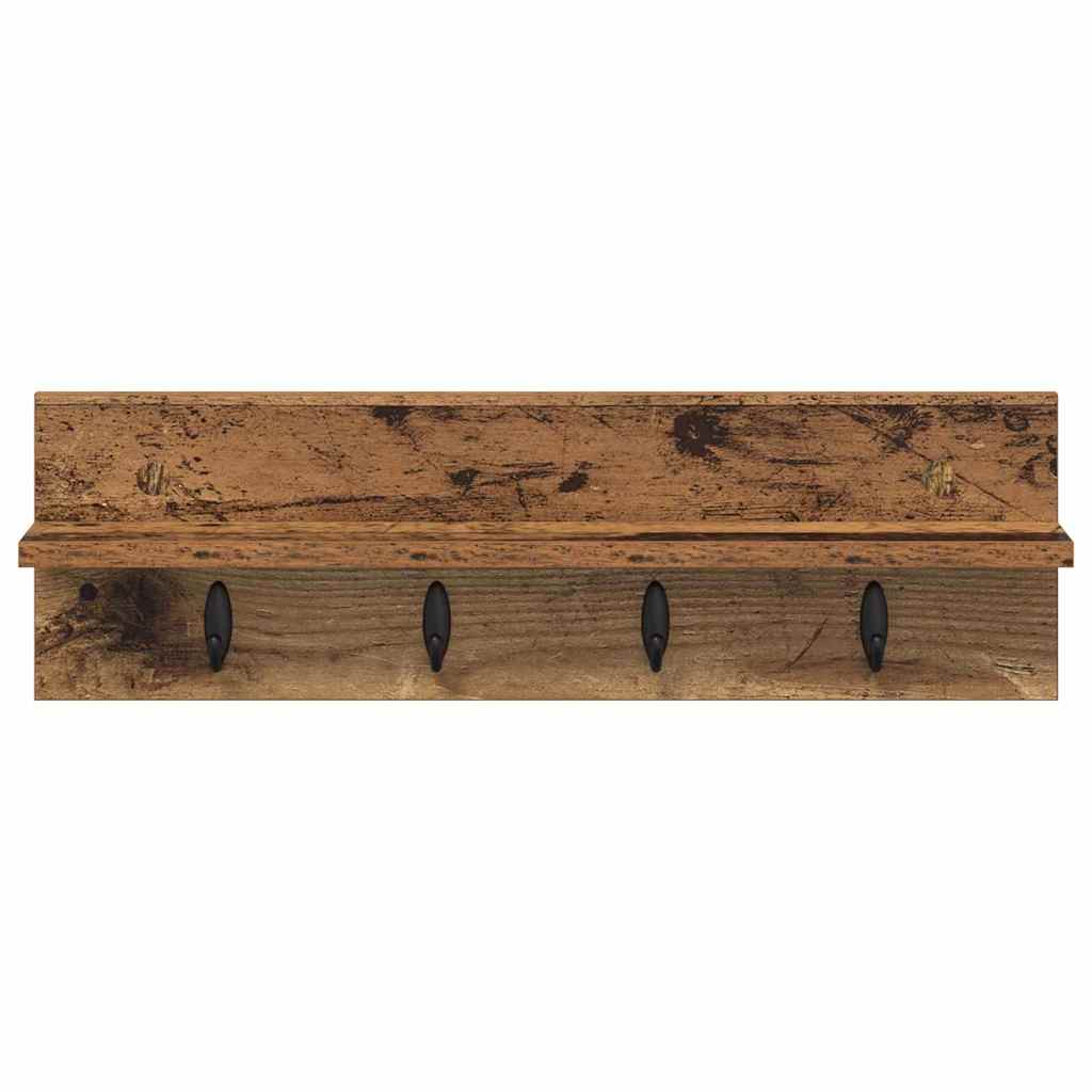 Fali Kabáthorog Falra szerelhető Öreg fa 60 x 10,5 x 18 cm