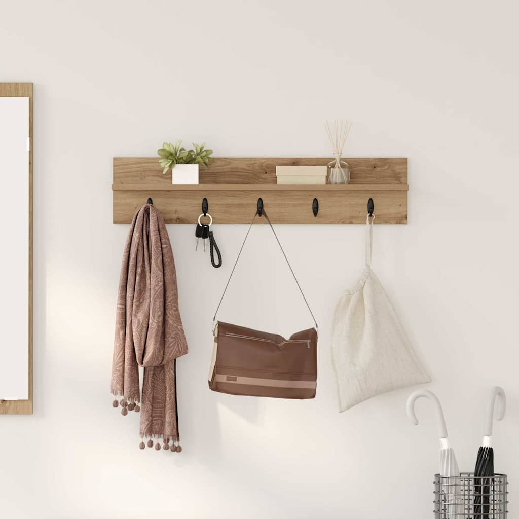 Fali Kabáthorog Falra szerelhető Artisan tölgy Szerelt fa
