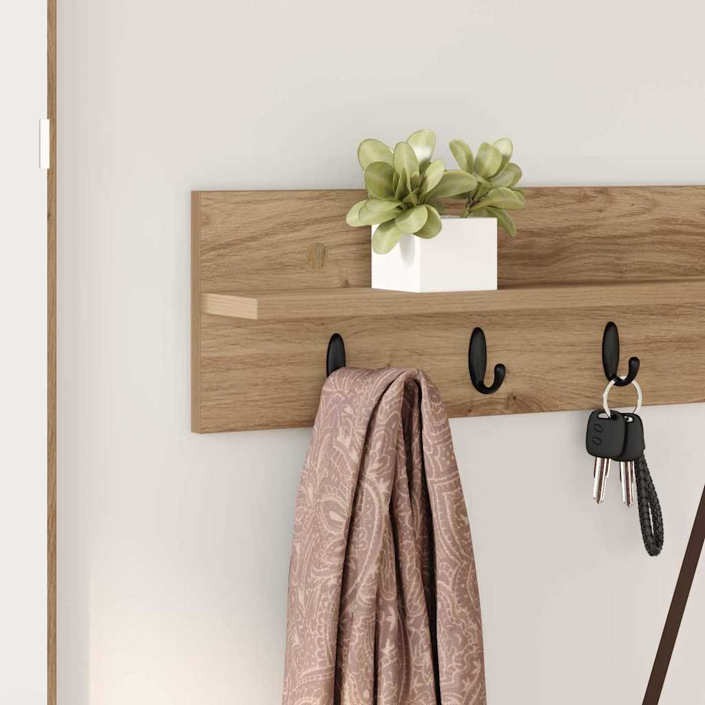Fali Kabáthorog Falra szerelhető Artisan tölgy Szerelt fa