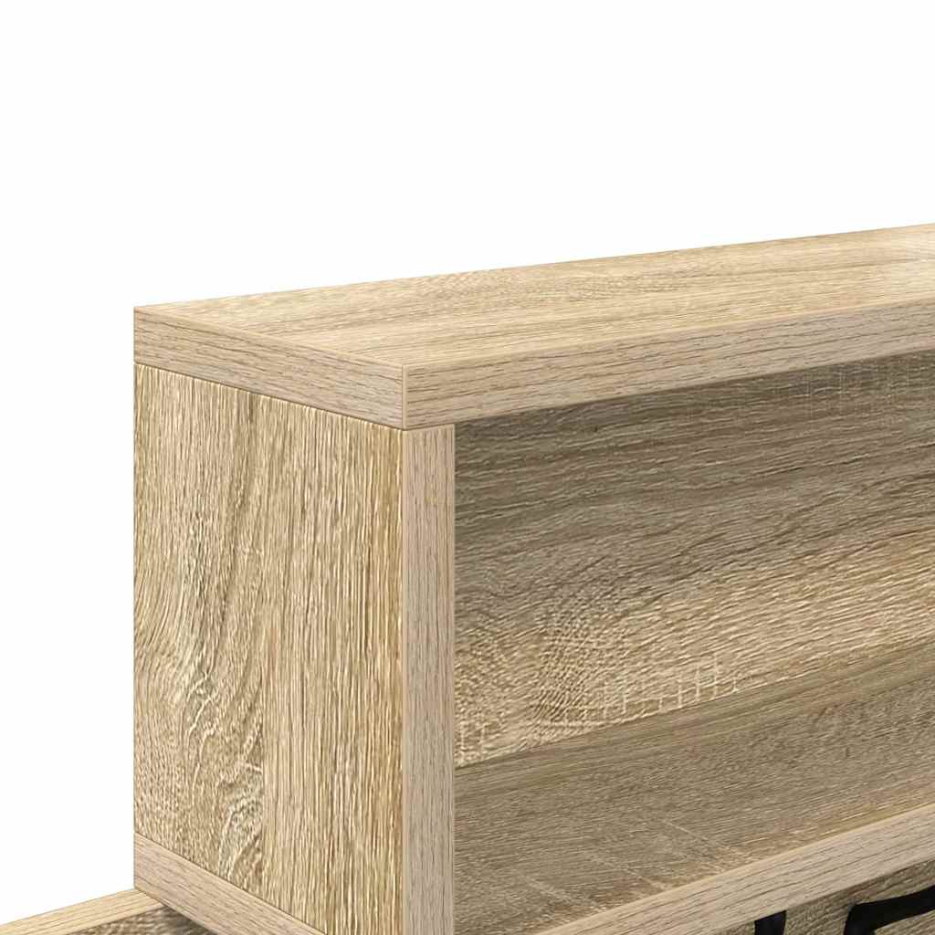 Fali Kabáthorog Sonoma tölgy 100 x 12 x 43,5 cm Faanyag