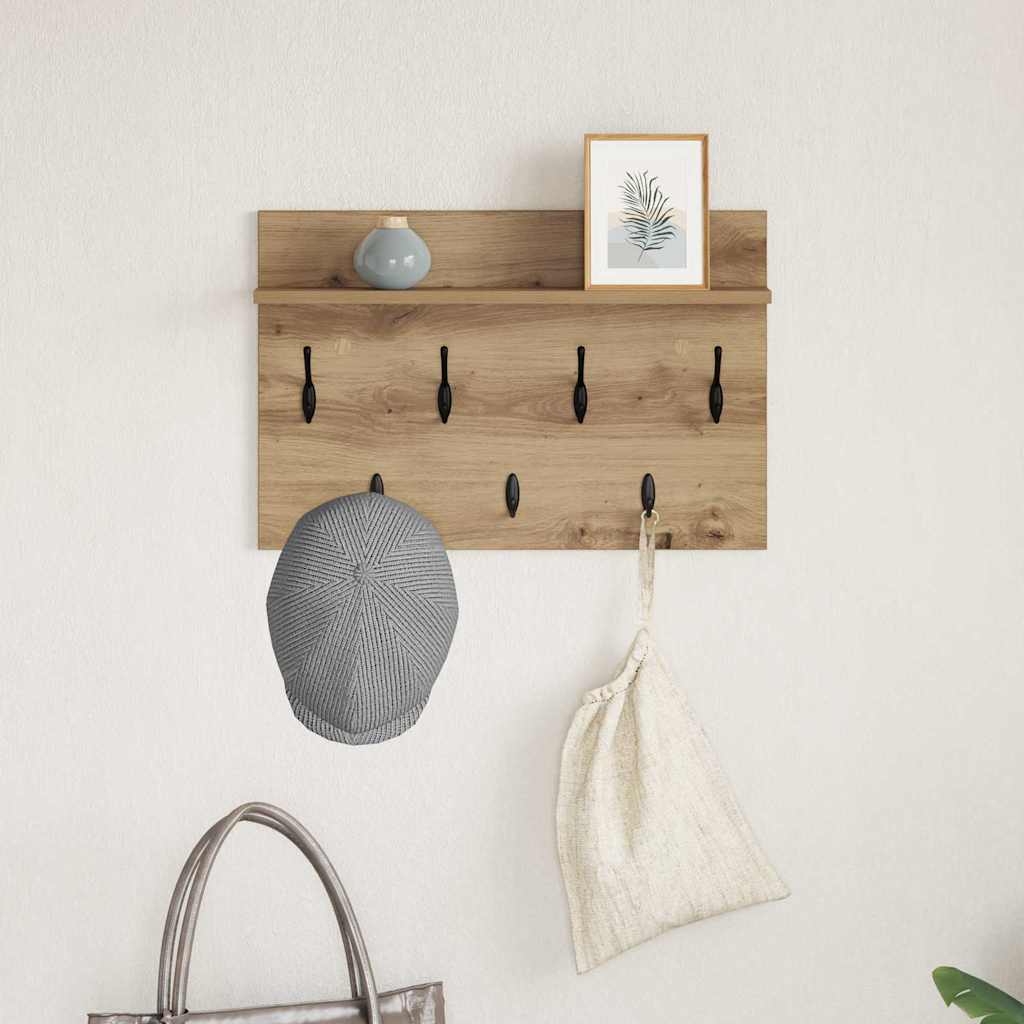 Fali Kabáthorog Falra szerelhető Artisan tölgy 60 x 40 x 12 cm