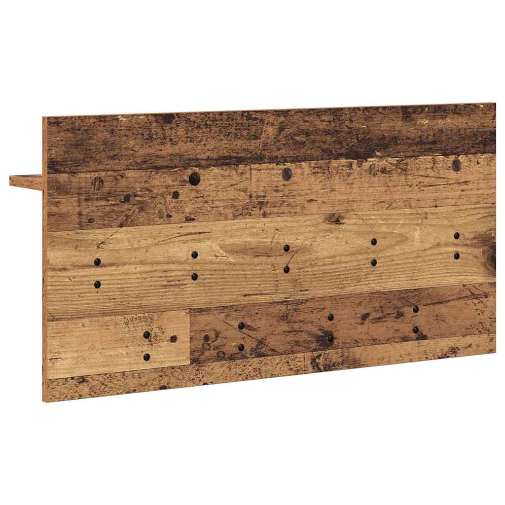 Fali Kabáthorog polcokkal Öreg fa 80 x 40 x 12 cm Faanyag