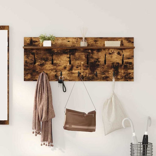 Fali Kabáthorog Füstölt tölgy 100 x 40 x 12 cm Faanyag
