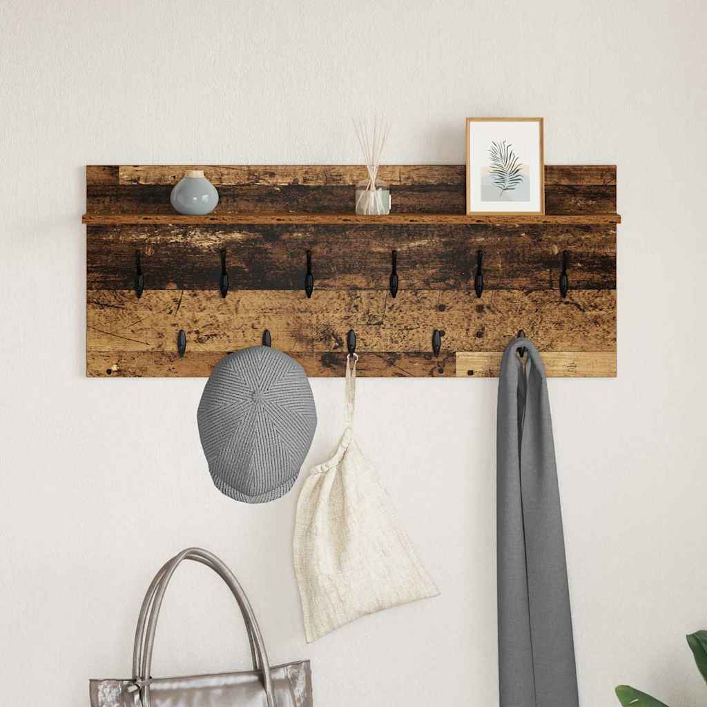 Fali Kabáthorog Falra szerelhető Öreg fa 100 x 40 x 12 cm
