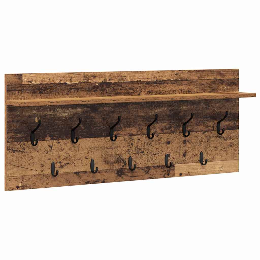 Fali Kabáthorog Falra szerelhető Öreg fa 100 x 40 x 12 cm