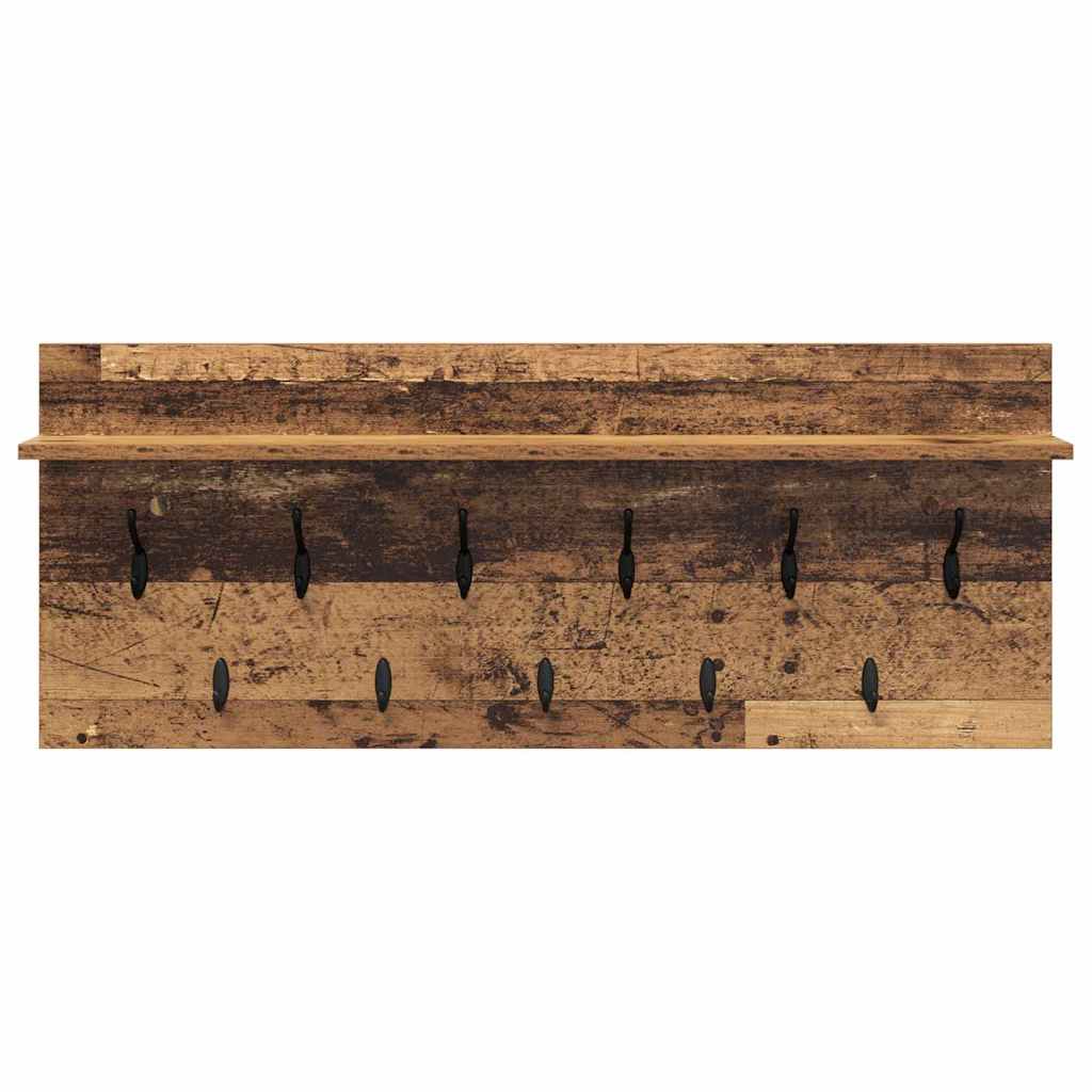 Fali Kabáthorog Falra szerelhető Öreg fa 100 x 40 x 12 cm