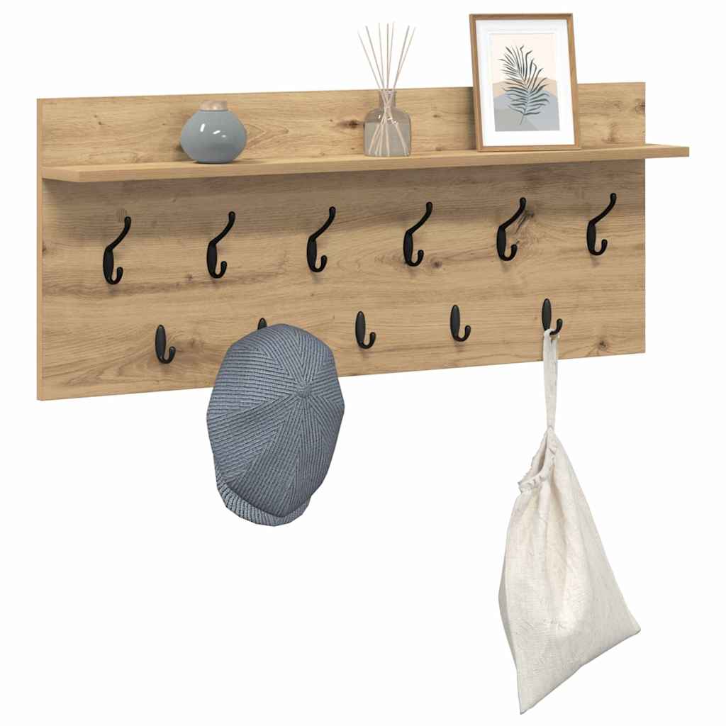 Fali Kabáthorog Falra szerelhető Artisan tölgy 100 x 40 x 12 cm