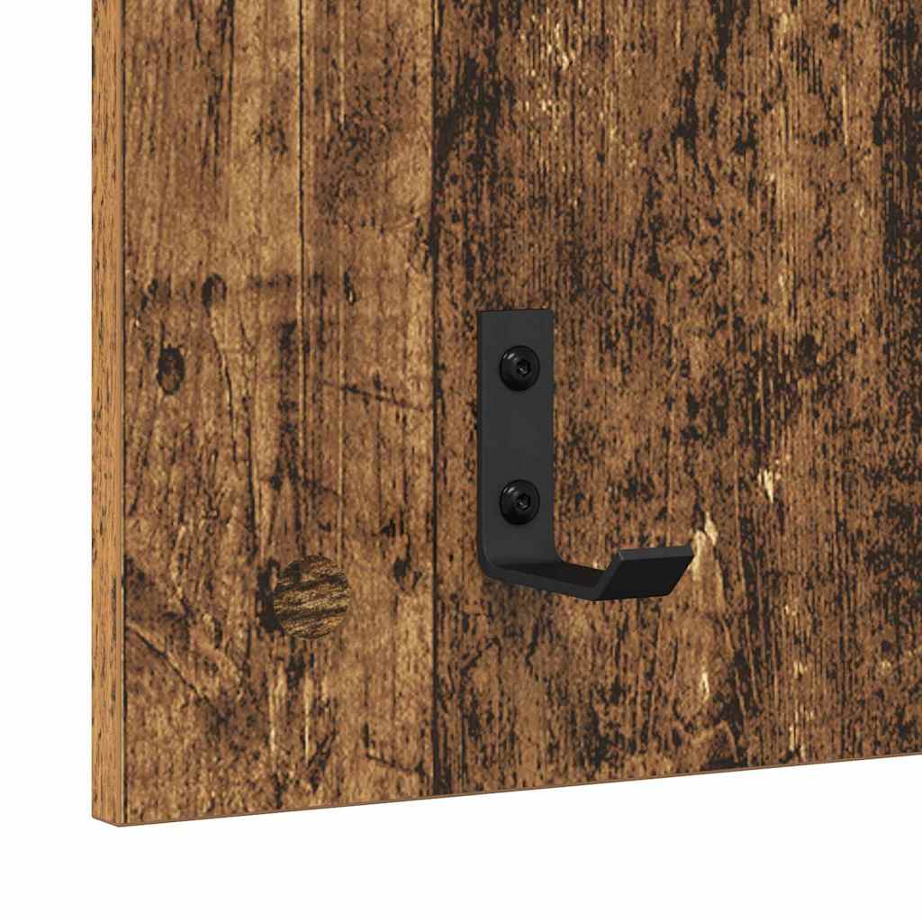 Fali Kabáthorog Falra szerelhető Öreg fa 40 x 10 x 90 cm