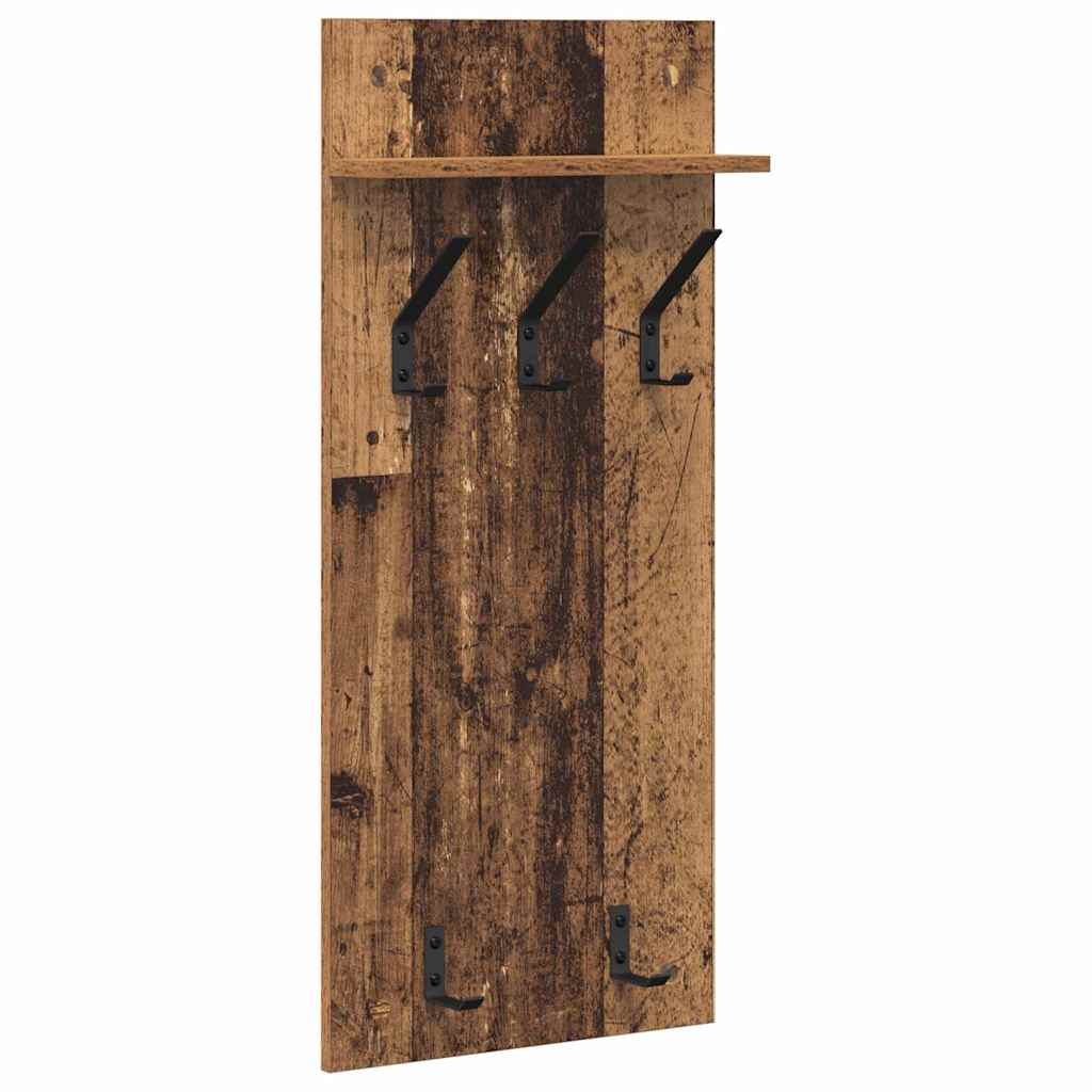 Fali Kabáthorog Falra szerelhető Öreg fa 40 x 10 x 90 cm