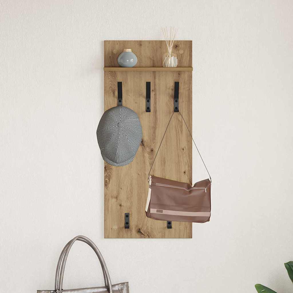 Fali Kabáthorog Falra szerelhető Artisan tölgy 40 x 10 x 90 cm